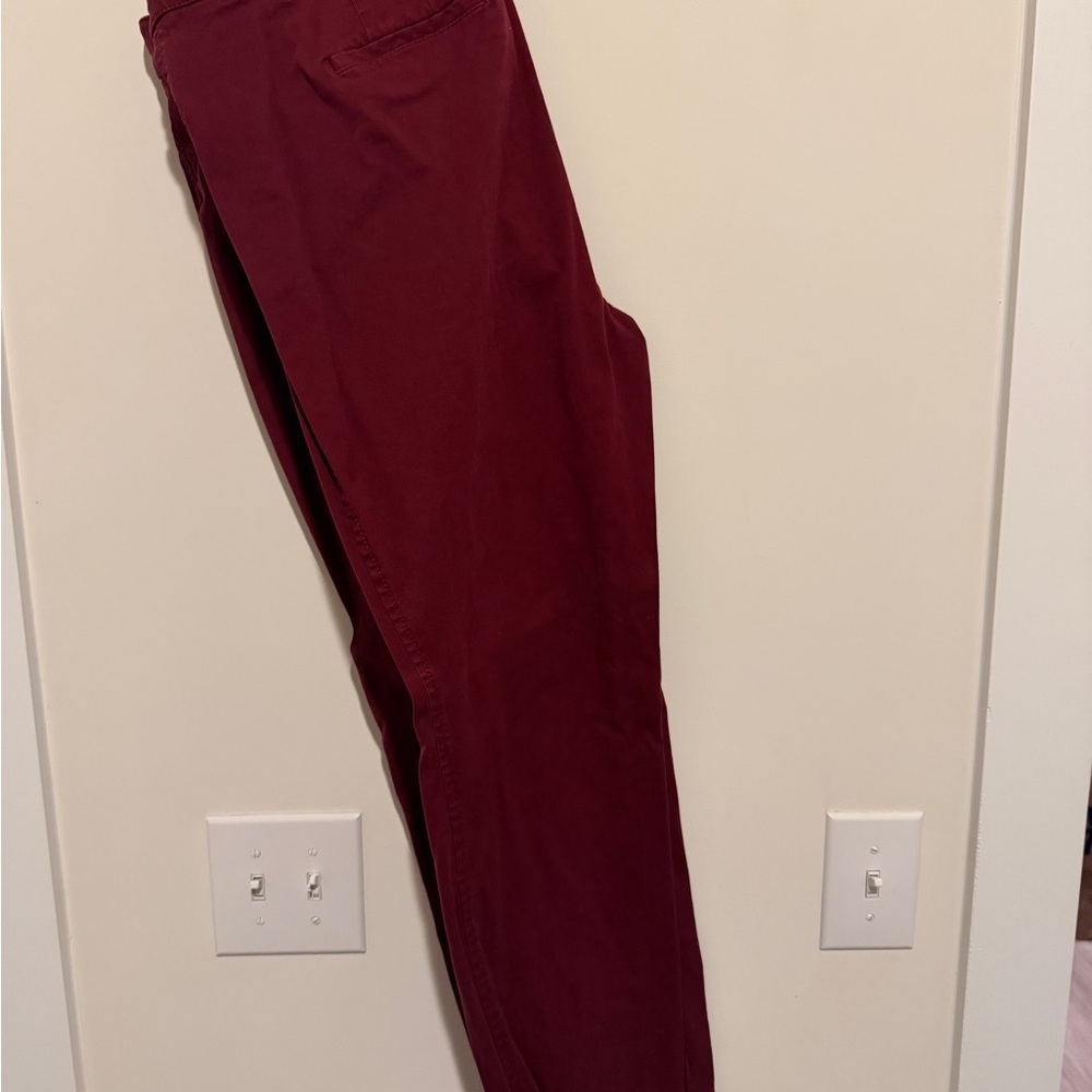 Talbots Women's Burgundy Ankle Pants